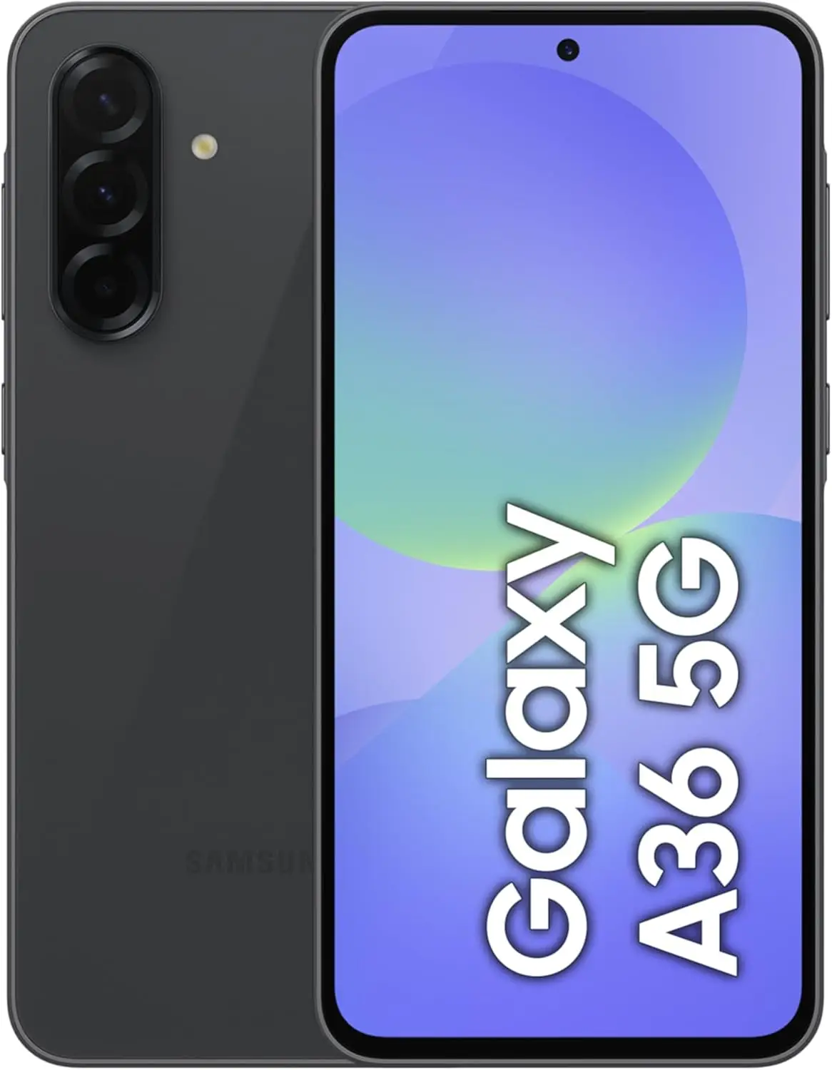 Samsung Galaxy A36 5G, Android Smartphone, 256GB Storage, 8GB RAM, Awesome Black, 6x OS Upgrades, Large Display, Octa-Core Processor