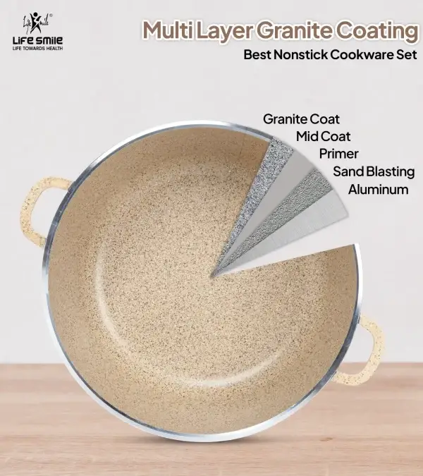 Anniversary sale, while supplies last:31 Pcs Non Stick Granite Kitchen Cooking Set with Tools - Image 5
