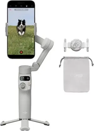 Big Summer Sale Limited Time Offer AED 99د.إ：DJI Osmo Mobile 7P Gimbal Stabilizer for iPhone, Android, Native Tracking, 3-Axis Phone Gimbal, Built-in Extension Rod & Tripod,...