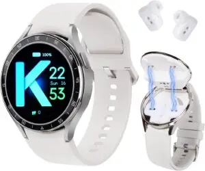 Exclusive for New Users [$1.98]：SEMAIZON Smart Watch with Earbuds, 2 in 1 Sports Watch with Wireless Earphones, 1.39" IPS Large Touch-Screen IP67 Waterproof Rugged Fitness...