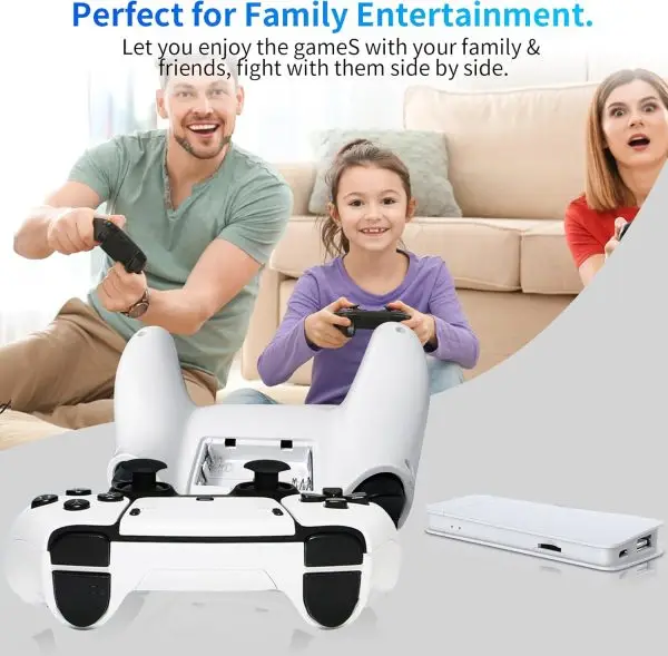 Exclusive for New Users:BADGOAL 2025 New Retro Game Console, Nostalgia Gaming Stick, Classic Video Games with 4K HDMI, 20,000+ Games and 19 Emulators, Upgraded Dual 2.4G... - Image 8