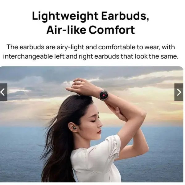Exclusive for New Users: HW Watch Buds Smart Watch with Wireless Earphones - Compatible with iOS and Android - Image 8