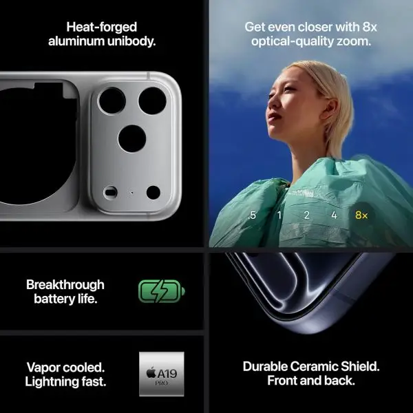 Limited benefits, first come first served:Apple iPhone 17 Pro 512 GB: 6.3-inch Display with ProMotion up to 120Hz, A19 Pro Chip, Breakthrough Battery Life, Pro Fusion Camera... - Image 3
