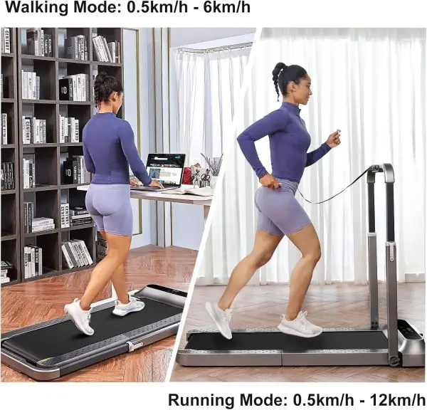 Limited-Time Sale for Summer Surprises AED 89د.إ:KingSmith WalkingPad R2 Foldable Treadmill Running and Walking 2 in 1 Walking Pad With Manual Automatic Non-Slip Small Portable... - Image 5