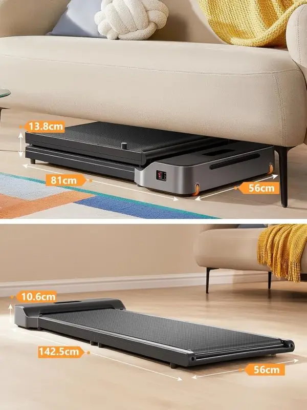 Limited-Time Sale for Summer Surprises AED 89د.إ:KingSmith Walkingpad Z1 Folding Treadmill Ultra Slim Electric 180°Foldable Treadmill Smart Fold Walking Pad Portable Safety Non... - Image 3