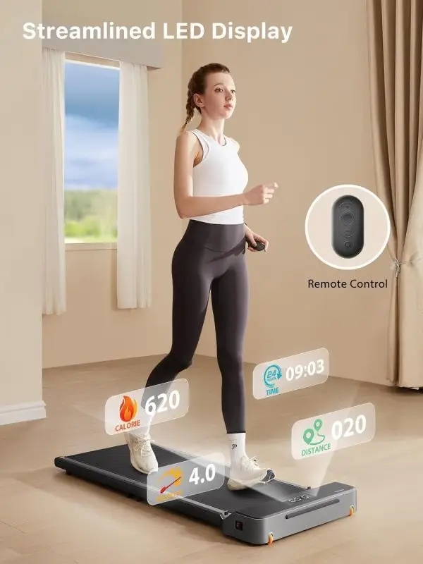 Limited-Time Sale for Summer Surprises AED 89د.إ:KingSmith Walkingpad Z1 Folding Treadmill Ultra Slim Electric 180°Foldable Treadmill Smart Fold Walking Pad Portable Safety Non... - Image 7