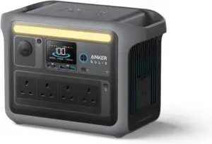 Limited-Time Sale for Summer Surprises ：Anker SOLIX C1000 Portable Power Station, 1800W (Peak 2400W) Solar Generator, Full Charge in 58 Min, 1056wh LiFePO4 Battery for...