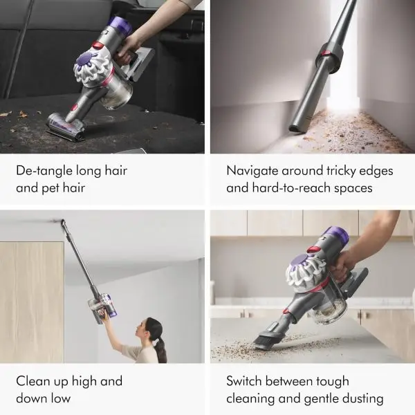 Limited-Time Sale for Summer Surprises AED 99د.إ :Dyson V8 Cordless Vacuum Cleaner - International Version - Image 4