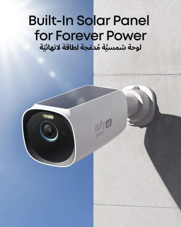 Limited-Time Sale for Summer Surprises AED 99د.إ:eufy Security eufyCam 3 2-Cam Kit, Security Camera Outdoor Wireless, 4K Camera with Integrated Solar Panel, Forever Power, Face... - Image 2