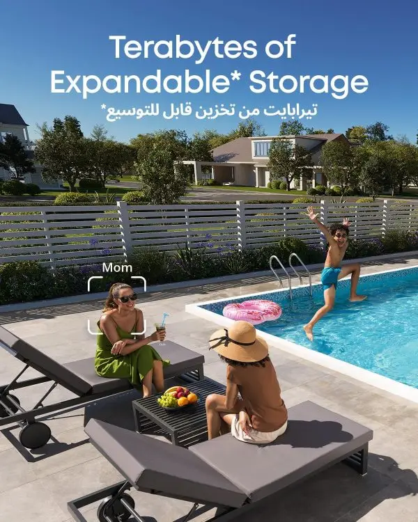 Limited-Time Sale for Summer Surprises AED 99د.إ:eufy Security eufyCam 3 2-Cam Kit, Security Camera Outdoor Wireless, 4K Camera with Integrated Solar Panel, Forever Power, Face... - Image 5