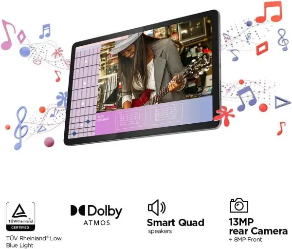 Limited-Time Sale for Summer Surprises AED 99د.إ:Lenovo Tab K11 (Enhanced Edition) with 4G LTE, Folio Keyboard and Pen, 11" WUXGA Touch Display, MediaTek Helio G88 2GHz, 8GB... - Image 3