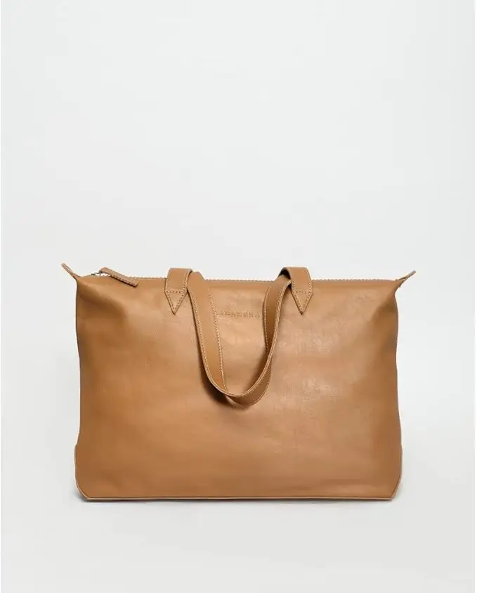 Limited-Time Sale for Summer Surprises AED 99.00د.إ :LACAMBRA Genuine Leather Shoulder Handbag For Women Tote Bag Business Office Work Bag Briefcase Computer Large Lightweight...
