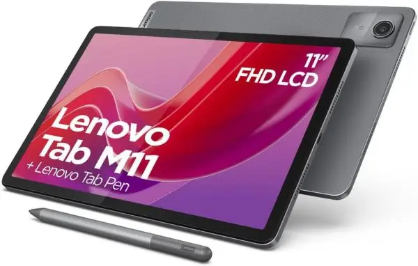 Limited-Time Sale for Summer Surprises AED 99.00د.إ :Lenovo Tab M11 Tablet | 10.95 Inch WUXGA Touch Display | MediaTek G88 | 4GB RAM | 128GB eMMC 5.1 | Android 14 | Includes Pen - Image 3