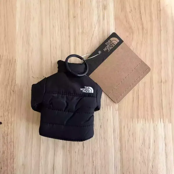 NWT The North Face Mini Nuptse Jacket Keychain Key Holder Japan Exclusive Black - Image 3