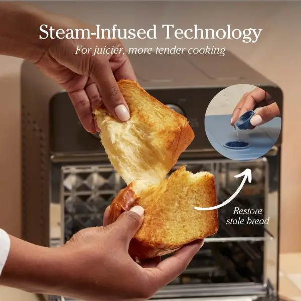 Our Place Wonder Oven | 6-in-1 Air Fryer & Toaster Oven with Steam Infusion | Compact, Countertop Friendly, Fast Preheat, Multifunctional | Air Fry, Toast, Roast, Bake, Reheat &... - Image 2