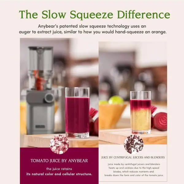 Summer Final Clearance Just AED 89د.إ:Cold Press Juicer, 200W Slow Juicer 4.3" Large Feed Chute Fit Whole Fruits Vegetables | Upgraded Auger | Tritan Material | BPA Free | Juice... - Image 6
