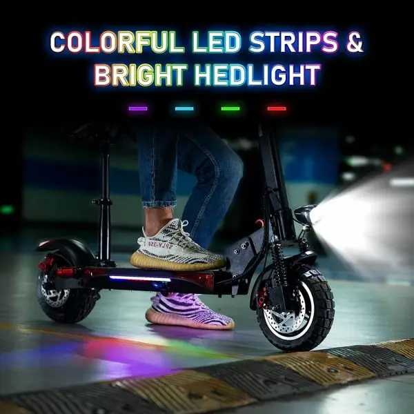 Summer Final Clearance Just AED 99د.إ:EVERCROSS H5 Electric Scooter, Electric Scooter for Adults with 800W Motor, Up to 45KM/H & 40KM-10'' Solid Tires, Scooter for Adults with... - Image 5