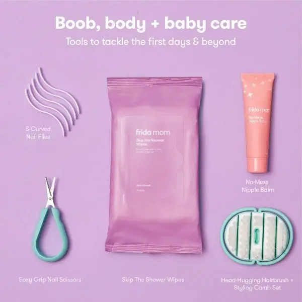 Summer Final Clearance Just AED 99د.إ:Frida Mom Hospital Kit - Labor,Delivery &Postpartum Recovery 30pc Pre-Packed Hospital & Diaper Bag Essentials Gift Set, Includes Labor,... - Image 3