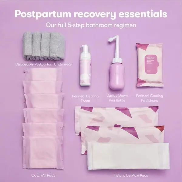 Summer Final Clearance Just AED 99د.إ:Frida Mom Hospital Kit - Labor,Delivery &Postpartum Recovery 30pc Pre-Packed Hospital & Diaper Bag Essentials Gift Set, Includes Labor,... - Image 4